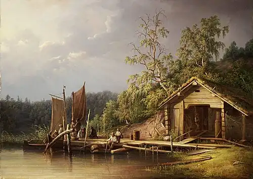 Fisherman's Cottage in Skärgården (1840)