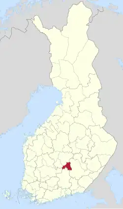 Location of Joutsa sub-region