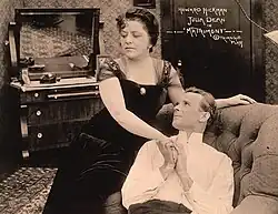 Julia Dean and Howard C. Hickman in Matrimony (1915) - publicity still.