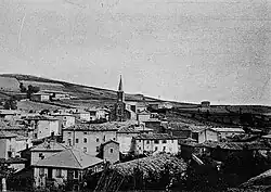 A general view of Jullié, at the beginning of the 20th century