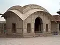 Side-view of the pavilion