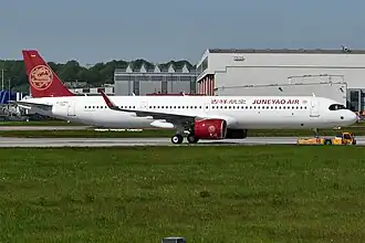 Juneyao Air Airbus A321neo in 2023