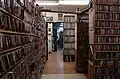 A portion of CD media collection