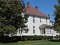American foursquare house with sun porch