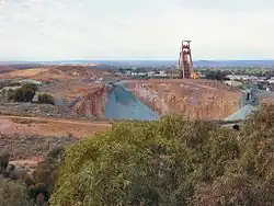 Mt Charlotte Mine and Cassidy Shaft, Williamstown.