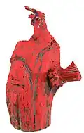 Twitch, n. a. colored wood, height 46 cm MNMA, Jagodina