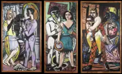Max Beckmann, Karneval (Carnival), 1943