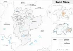 Location of Albula District