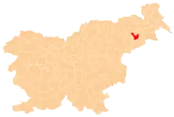 The location of the Municipality of Ptuj