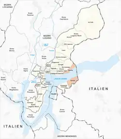 Location of Gandria