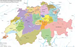 Location of Switzerland