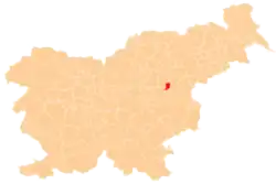 Location of the Municipality of Štore in Slovenia