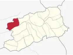 Location of Mandapam within East Eleri