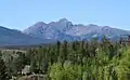 Southeast aspect of Bowen Mountain viewed from Kawuneeche Valley