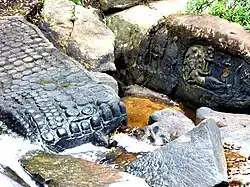 Kbal Spean, Vishnu and lingams