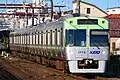 Light green liveried set 1725 in December 2022