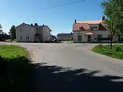 The village centre.