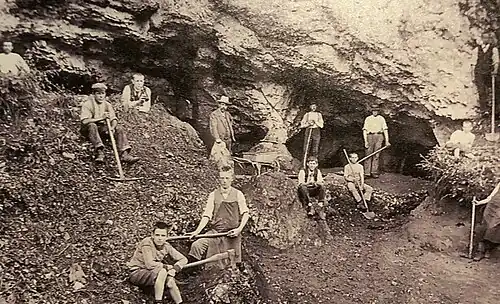 Excavations by Jakob Heierli