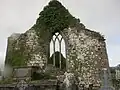 South wall of the church of the mediaeval parish of Kilchreest