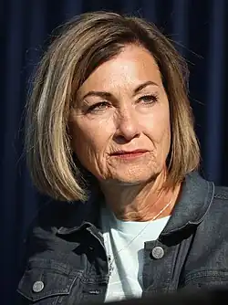 Governor Kim Reynolds of Iowa (2017–present)[68][84]