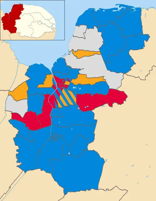 2003 results map