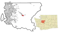 Location of Riverbend, Washington