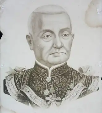 King Rama I Yodfa Chulalok Portrait Drawing