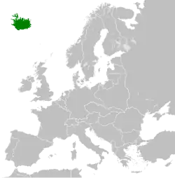 The Kingdom of Iceland in 1933