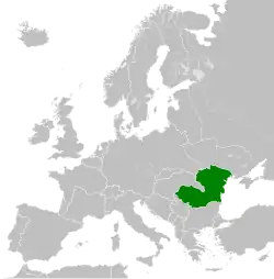 The Kingdom of Romania in 1942
