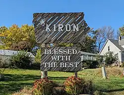 City sign in Kiron