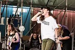 Bryan Garris performing live