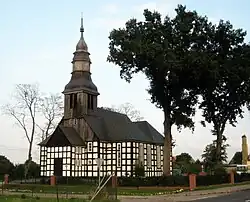 The church in Brzezie