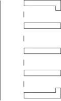Parking rectangular