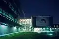 Korean Embassy at night