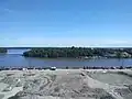 Bridge that connects Korkeasaari to Mustikkamaa.