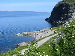 Korsvika, eastern Trondheim, view towards north