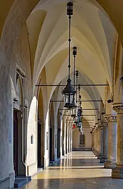 Arcades of the Cloth Hall (1875, with Jan Matejko) Kraków, 3 Main Market Square