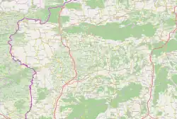 Krapina is located in Krapina-Zagorje County