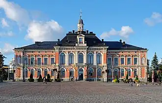 Neo-Renaissance-styled Kuopio Town Hall from 1886, designed by F. A. Sjöström