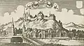Trostberg, including view of Trostberg Castle
