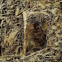 Painting made with the Waray people's kut-kut technique, developed in Samar