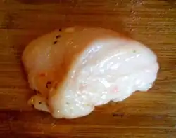 Piece of tail fat
