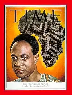 The cover of an issue of Time magazine