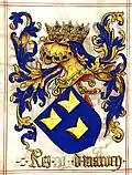 Arms attributed to "King of Morocco" from 1509