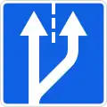 Added lane from right