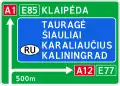 Advance direction indicator