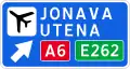 Advance direction indicator