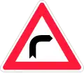 Dangerous curve to the right