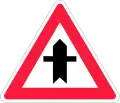 Junction with minor road