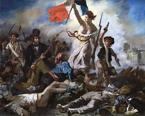 Liberty Leading the People, depicting the 1830 July Revolution in France